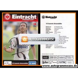 Autogramm Fussball | Eintracht Frankfurt | 2009 | Ioannis AMANATIDIS