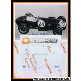 Autogramm Formel 1 | Cliff ALLISON | 1950er Foto (Rennszene Lotus SW)