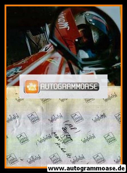 Autogramm Formel 1 | Mario ANDRETTI | 1970er Foto (Cockpit Ferrari)
