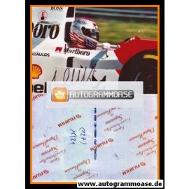 Autogramm Formel 1 | Michael ANDRETTI | 1993 Foto (Rennszene GP Italien McLaren)