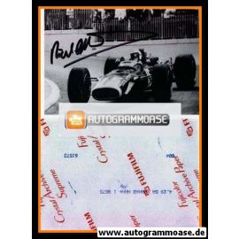 Autogramm Formel 1 | Richard ATTWOOD | 1968 Foto (Rennszene GP Monaco BRM SW)