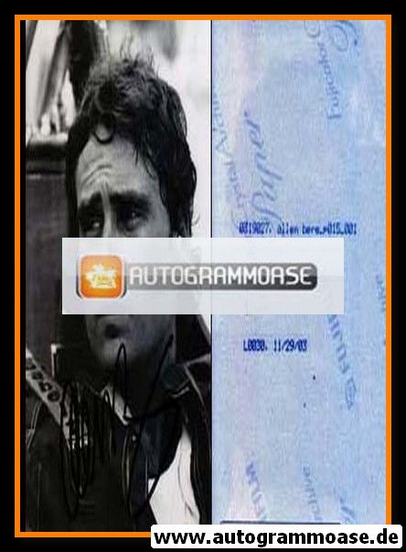 Autogramm Formel 1 | Allen BERG | 1980er Foto (Portrait SW)