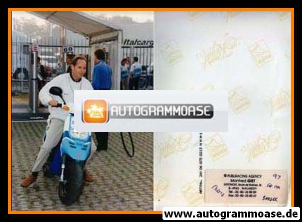 Autogramm Formel 1 | Gerhard BERGER | 1997 Foto (GP Italien Benetton Roller)