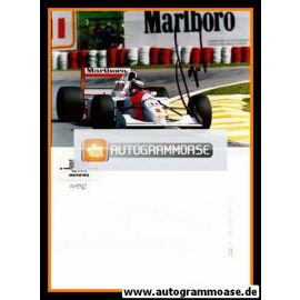 Autogramm Formel 1 | Gerhard BERGER | 1990er Foto (Rennszene GP Brasilien McLaren) 1