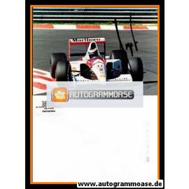Autogramm Formel 1 | Gerhard BERGER | 1990er Foto (Rennszene GP Brasilien McLaren) 2