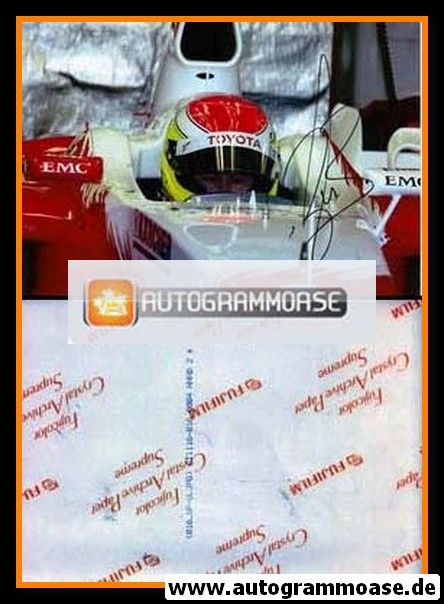Autogramm Formel 1 | Ryan BRISCOE | 2004 Foto (Toyota Racing Cockpit)