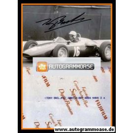 Autogramm Formel 1 | Tony BROOKS | 1961 Foto (Rennszene GP Nürburgring BRM Cooper SW) 1