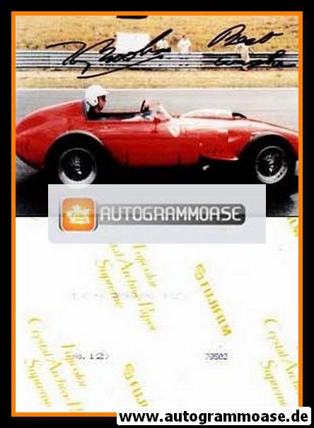 Autogramm Formel 1 | Tony BROOKS | 1950er Foto (Rennszene Nürburgring Ferrari)