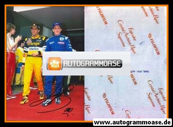 Autogramm Formel 1 | Luciano BURTI | 2001 Foto (GP Spanien mit Kollegen)