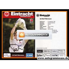 Autogramm Fussball | Eintracht Frankfurt | 2009 | Ralf FÄHRMANN