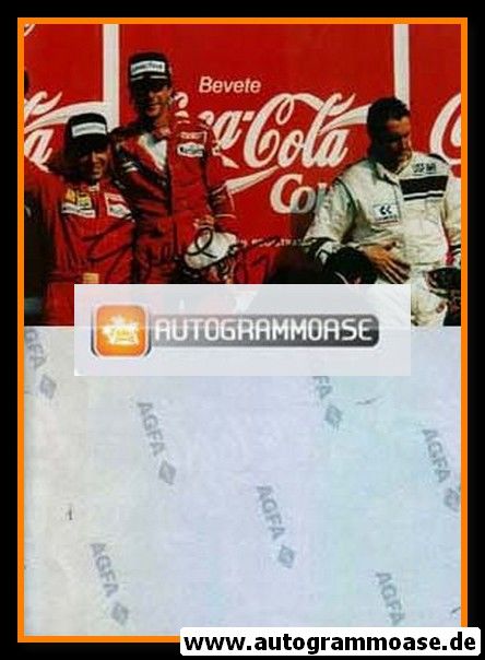 Autogramm Formel 1 | Eddie CHEEVER | 1988 Foto (Siegerehrung GP Monza Arrows)