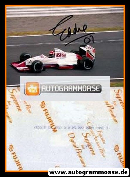 Autogramm Formel 1 | Eddie CHEEVER | 1988 Foto (Rennszene GP Brasilien Arrows)