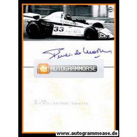 Autogramm Formel 1 | Emilio DE VILLOTA | 1976 Foto (Rennszene Brabham SW)
