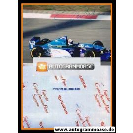 Autogramm Formel 1 | Jean-Denis DELETRAZ | 1995 Foto (Rennszene McLaren)