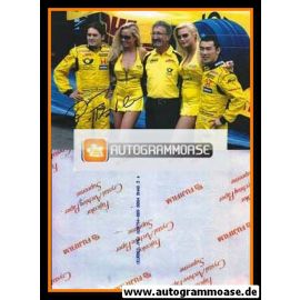 Autogramm Formel 1 | Giancarlo FISICHELLA | 2002 Foto (Team GP mit Jordan + Sato)