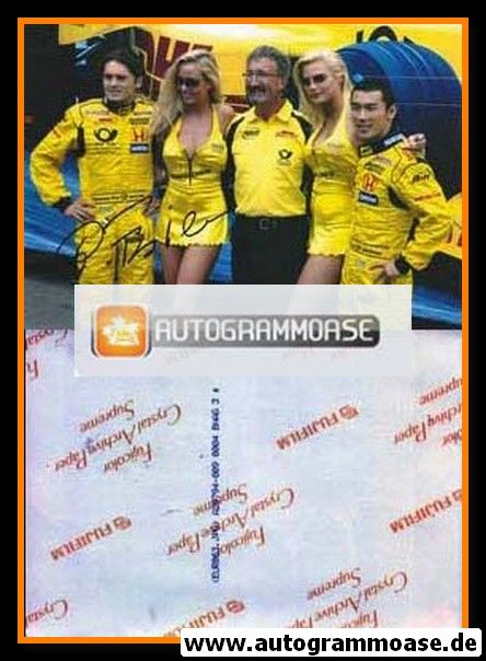 Autogramm Formel 1 | Giancarlo FISICHELLA | 2002 Foto (Team GP mit Jordan + Sato)