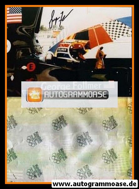 Autogramm Formel 1 | George FOLLMER | 1973 Foto (Portrait Cockpit)