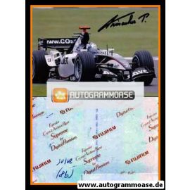Autogramm Formel 1 | Patrick FRIESACHER | 2005 Foto (Rennszene GP Frankreich Minardi) 1