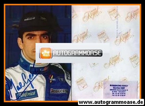 Autogramm Formel 1 | Marc GENE | 1999 Foto (Portrait Minardi)