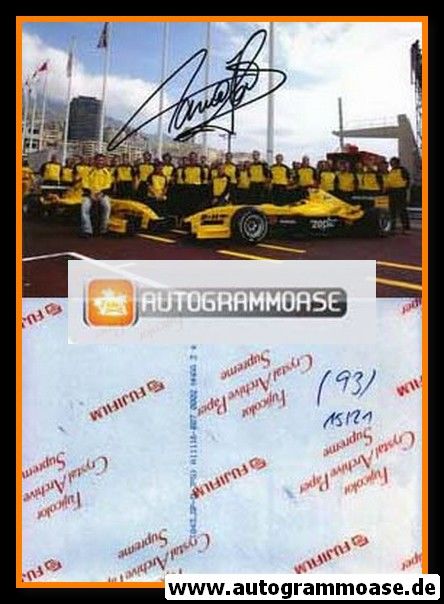 Autogramm Formel 1 | Timo GLOCK | 2004 Foto (Team Jordan GP Monaco)