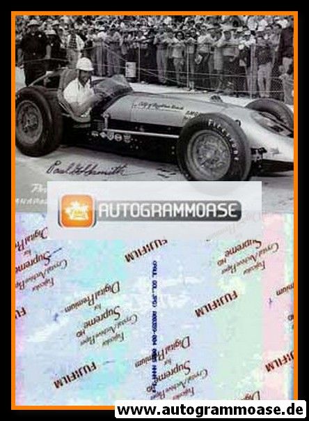 Autogramm Formel 1 | Paul GOLDSMITH | 1958 Foto (Cockpit Indianapolis SW)