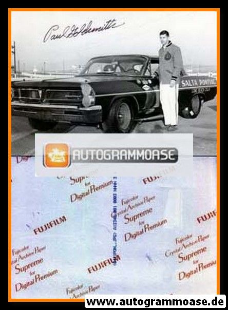 Autogramm Formel 1 | Paul GOLDSMITH | 1963 Foto (NASCAR Pontiac Team SW)