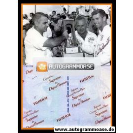 Autogramm Formel 1 | Paul GOLDSMITH | 1962 Foto (Siegerehrung mit Ray Nichels SW)