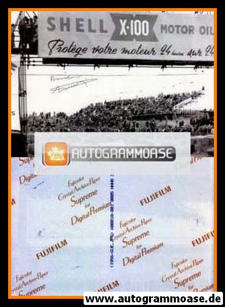 Autogramm Formel 1 | Andre GUELFI | 1956 Foto (Rennszene Dede La Sardine SW)