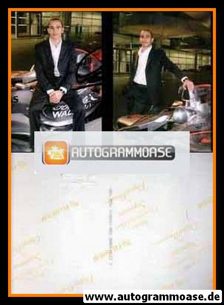 Autogramm Formel 1 | Lewis HAMILTON | 2008 Foto (Doppelbild McLaren Mercedes)