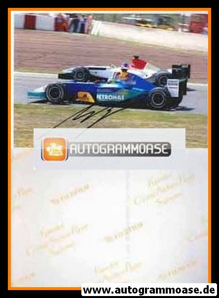 Autogramm Formel 1 | Nick HEIDFELD | 2003 Foto (Rennszene GP Spanien)