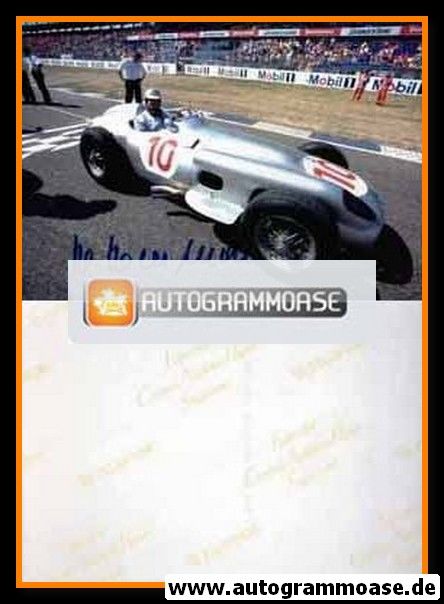 Autogramm Formel 1 | Hans HERRMANN | 1999 Foto (Start GP Hockenheim Gastfahrer)