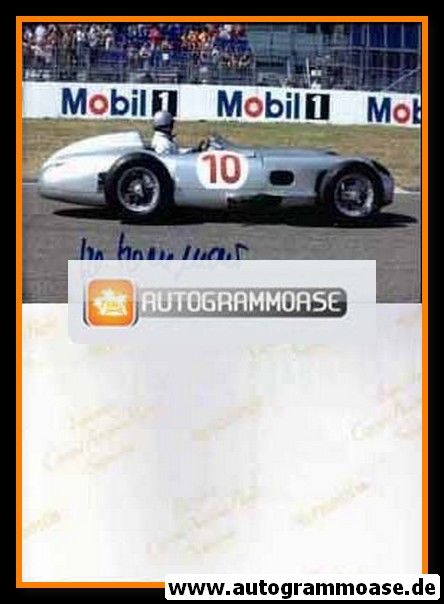 Autogramm Formel 1 | Hans HERRMANN | 1999 Foto (Rennszene GP Hockenheim Gastfahrer)