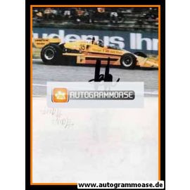 Autogramm Formel 1 | Hans HEYER | 1977 Foto (Rennszene Color) 1