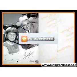 Autogramm NASCAR | Parnelli JONES | 1950er Foto (Cockpit SW)