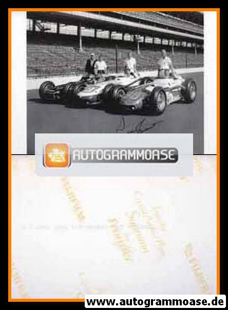 Autogramm NASCAR | Parnelli JONES | 1962 Foto (Cockpit Indianapolis SW)