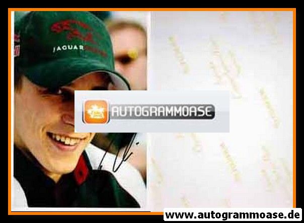 Autogramm Formel 1 | Christian KLIEN | 2004 Foto (Portrait Jaguar)