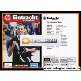 Autogramm Fussball | Eintracht Frankfurt | 2009 | Alexander MEIER