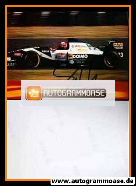 Autogramm Formel 1 | Pedro LAMY | 1990er Foto (Rennszene Color)