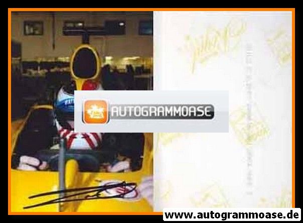 Autogramm Formel 1 | Bas LEINDERS | 2004 Foto (Cockpit Jordan mit Helm)