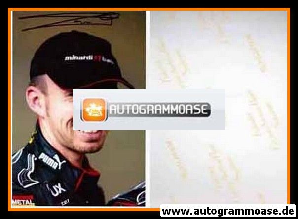 Autogramm Formel 1 | Bas LEINDERS | 2004 Foto (Portrait Minardi)
