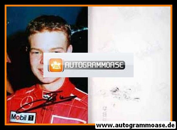 Autogramm Formel 1 | Jan MAGNUSSEN | 1995 Foto (Portrait McLaren Mercedes)