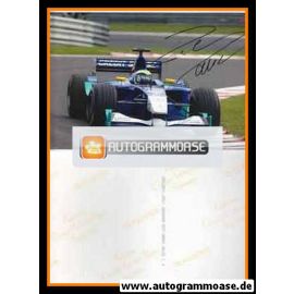 Autogramm Formel 1 | Felipe MASSA | 2002 Foto (Rennszene GP Belgien Sauber)