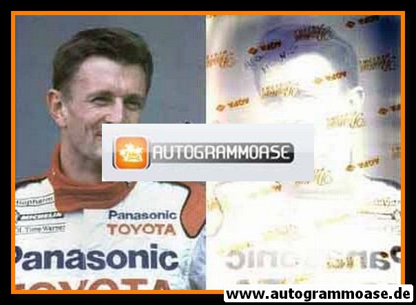 Autogramm Formel 1 | Allan McNISH | 2002 Foto (Portrait Panasonic Toyota)