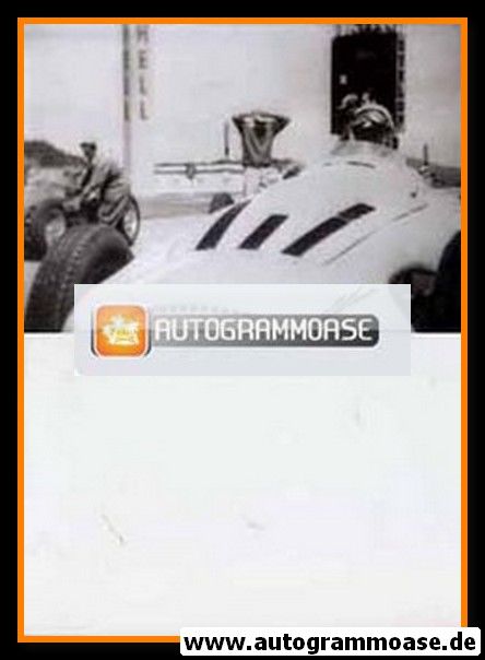 Autogramm Formel 1 | Andre MILHOUX | 1956 Foto (Cockpit Gordini GP Deutschland SW)