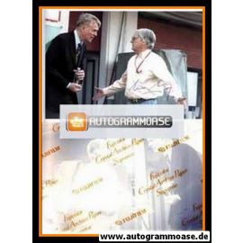 Autogramm Formel 1 | Max MOSLEY | 2003 Foto (GP Imola mit Ecclestone)