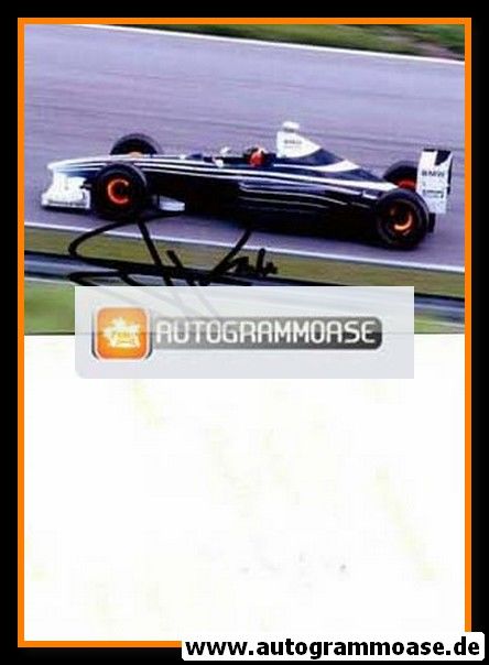 Autogramm Formel 1 | Jörg MÜLLER | 2000er Foto (Rennszene BMW-Williams) 
