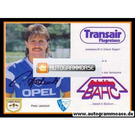 Autogramm Fussball | VfL Bochum | 1987 | Peter JACKISCH