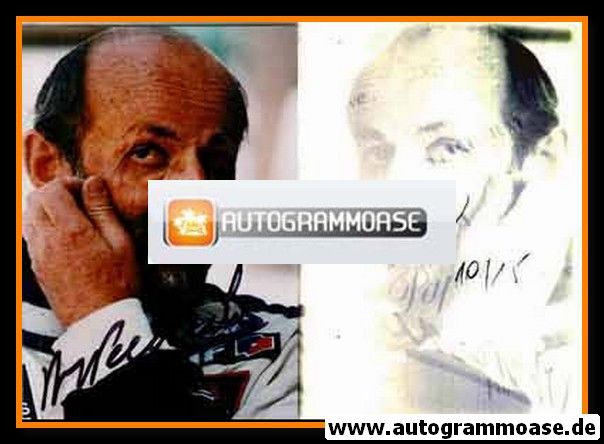 Autogramm Formel 1 | Henri PESCAROLO | 1970er Foto (Portrait Color)