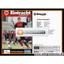 Autogramm Fussball | Eintracht Frankfurt | 2009 | Pirmin SCHWEGLER