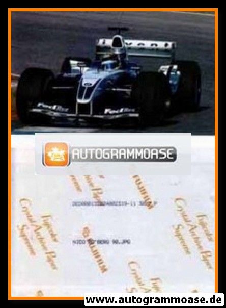 Autogramm Formel 1 | Nico ROSBERG | 2004 Foto (Rennszene BMW-Williams)